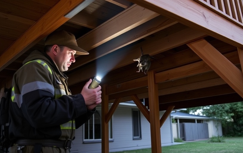 Under Deck Possum Removal in Caulfield North